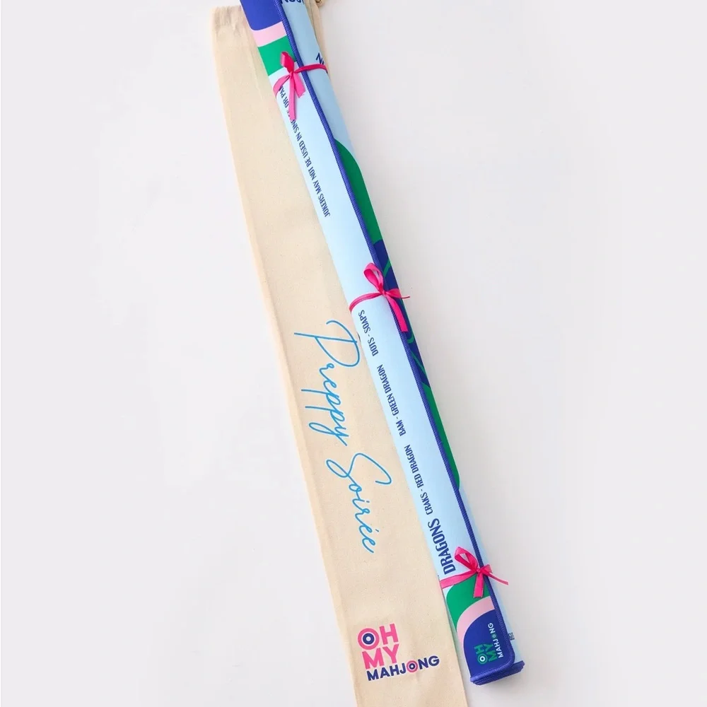 OMM Preppy Soiree Mahjong Mat - Picture 3 of 3